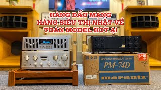 HÓT! Hàng đấu mạng, siêu thị Nhật! Denon 890DG tem trứng, Marantz 74D thùng xốp, lọc Sansui SE-8