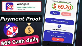 Winagain app payment proof🤩 | winagain app cashout | winagain app legit