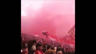 Bayern Pyroshow in Berlin (Hertha BSC Berlin - Bayern München 23.04.16)