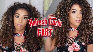 REFRESH CURLS FAST DIY REFRESHER| HiF3licia