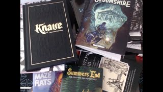 Summer RPG Book (and Dice!) Haul - Flip-Through