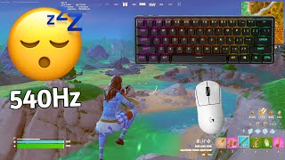 SteelSeries Apex Pro Mini ASMR😴 Solo Fortnite Gameplay 🤩 360 FPS Smooth