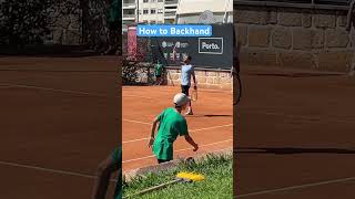 Backhand wins the match for Nikolás Sánchez Izquierdo in Porto 2 Challenger #atpchallengertour #atp