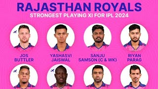 IPL 2024 Rajasthan Royals Full and Final Squad | RR Team Squad For IPL 2024 | RR Squad 2024 #ipl