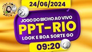 Resultado do jogo do bicho ao vivo - PPT-RIO 09:20 - PT-RIO 09:20 - 24-06-2024