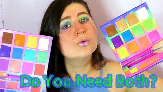 Giveaway + Violet Voss Care Bear Palette Vs. Violet Voss Tie Dye 4 Palette | The Same? Jessica Simon