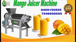 Mango Juicer Machine Manufacturer From Ahmedabad#apsindustries #foodmachine