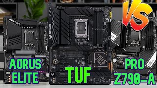 GIGABYTE Z790 AORUS ELITE vs ASUS TUF GAMING Z790-PLUS vs MSI PRO Z790-A ¿CUAL ES LA MEJOR ?