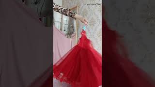 how to make a baby tulle dress/فستان تول