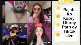 Rajab Ko Shirt Parhni Parr gai😞Tiktok Live||#rajabfamily