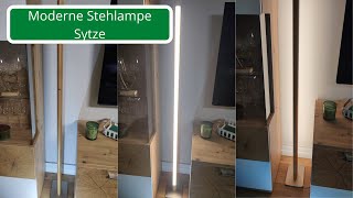 Moderne Stehlampe Sytze - Warmes Licht in modernem Design aus Holz und Metall - Test & Ausprobiert