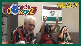 FAMÍLIA TRICOLOR REAGE À 0 CRUZEIRO X 2 FLUMINENSE - CAMPEONATO BRASILEIRO 2023