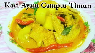 Resepi Kari Ayam Campur Timun