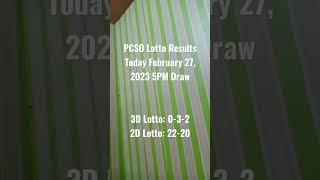 PCSO Lotto Results Today February 27, 2023 5PM Draw