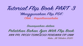 Tutorial Flip Book PART 3