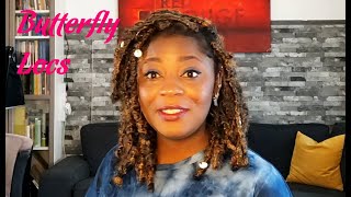 How To Make Simple Butterfly Locs | #Butterfly #Locs #howto #4a #4b #4c #tutorial #crochet