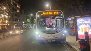 First Solent | PR1 to Portsmouth | Onboard Bus SN14 DXE 63186 | 07/12/24