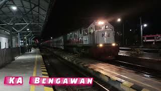 KA Gajahwong dan KA Bengawan Tiba Di Stasiun Kutoarjo || #kai #bengawan #gajahwonh #stasiunkutoarjo