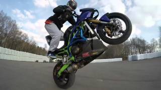 StuntChris | Yamaha R6 Stunt | 27.02.2016 | First Stuntride in 2016 |