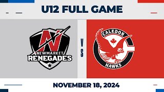 Newmarket Renegades vs Caledon Hawks | U12 - Nov 18 2024