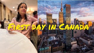 First day in Canada|| Life in Canada|| Difference b/w USA &Canada||Explore with Anaita|#bengalivlog