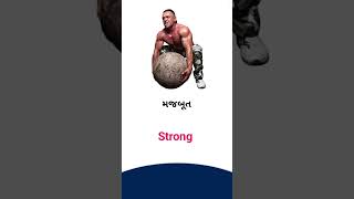 Strong meaning in Gujarati - English Dictionary