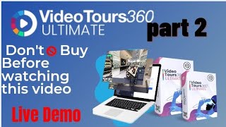 Live Demo VideoTours360|VideoTours360 Review |part 2 amazing bonuses😜