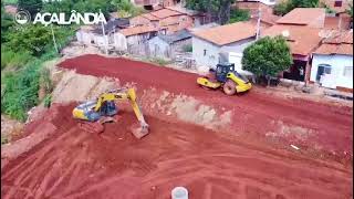 SEGUIMOS ACOMPANHANDO O ANDAMENTO DA OBRA NA ANTIGA EROSÃO DO BAIRRO LARANJEIRAS