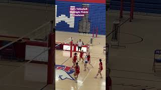 Freshman Volleyball 🏐 Game Point Highlight #04 #volleyball #shortvideo