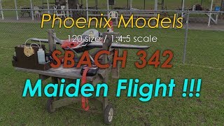 Phoenix Models Sbach 342 Maiden Flight