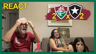 FAMÍLIA TRICOLOR REAGE À 2 FLUMINENSE x 2 BOTAFOGO - CAMPEONATO BRASILEIRO 2022