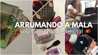 ARRUMANDO AS MALAS | vou viajar para Portugal 🇵🇹