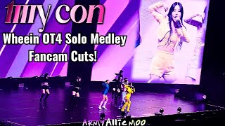 Mamamoo (마마무) Wheein OT4 Solo Medley Water Color, 뱉어, Lunatic, Maria @ MYCON in Oakland Fancam Cuts