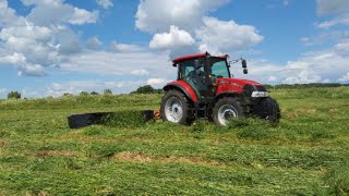 Sianokosy✓Case Farmall 95A & Kongskilde✓ Koszenie trawy