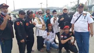 ORMAS BRIGADE 08 PAC Cengkareng menjemput kepulangan Habib Rizieq Shihab