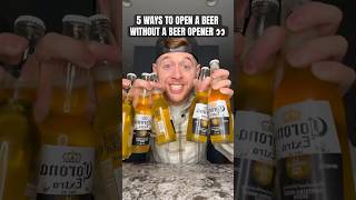 How to open a Beer without a Beer opener ! 👀🍻