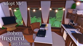 Boho Inspired Cabin - Tiny Home - Tour and Speed Build - Adopt Me! - Roblox