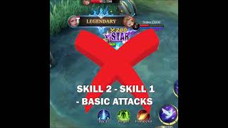 Basic Odette combo  #mobilelegends     #mlbb    #odette #reactionmobilelegends     #unibet99