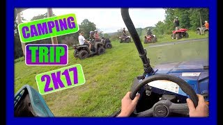 2016 Polaris Sportsman 850 HO Trail Ride | Camping Trip Pt 1