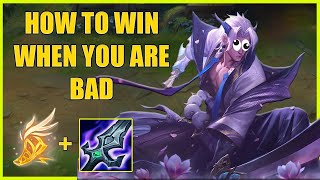 HOW TO WIN GAMES WHEN YOU ARE BAD AS YONE MID / YONE VS IRELIA MID / LEAGUE OF LEGENDS