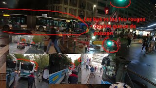 Les cyclistes grillent les feux rouges (quand ils conduisent leur voiture ou les bus)