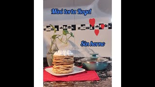 mini torta Rogel (sin horno!) (con tapas de empanadas)