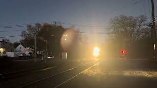 NS 5657 GP38-2 leads CR MA01 with a friendly care at Piscataway