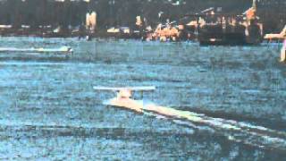 Seaplane take off from Canada Place