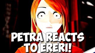 MMD SNK "Petra Reacts to Ereri" Attack On Titan Levi x Eren funny meme anime cartoon animation