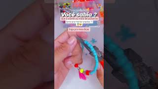 Sigam pra más videos #tutoriais #acessorios #passoapasso #artesanato #argolas