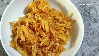 RESEP KENTANG GORENG RENYAH ||FRENCH FRIES || IDE CEMILAN ANAK (CARA CEPAT GORENG KENTANG)