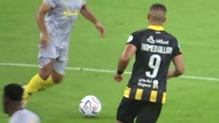 هدف حمدالله الاول من المدرج مباراة الاتحاد و الخليج #دوري_روشن_السعودي