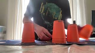 Sport Stacking (4 Pad) Cycle 6.189 (FIRST 6.1XX!! off tape) & 3-3-3 1.815 (NEW RECORDS!!)