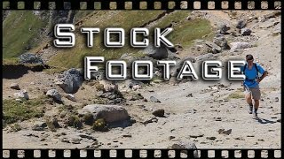 Free Stock Footage - Sports - man running, jogging, mountain marathon